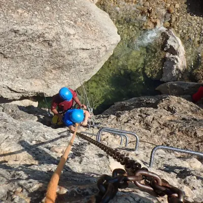 Vía ferrata familiar nivel I desde Murillo de Gállego, Zaragoza