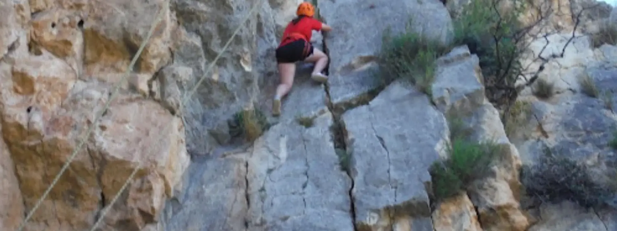 Vía ferrata La Bárbara desde Montalbán, Teruel
