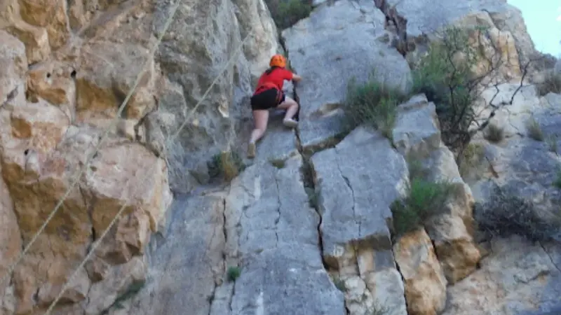 Vía ferrata La Bárbara desde Montalbán, Teruel