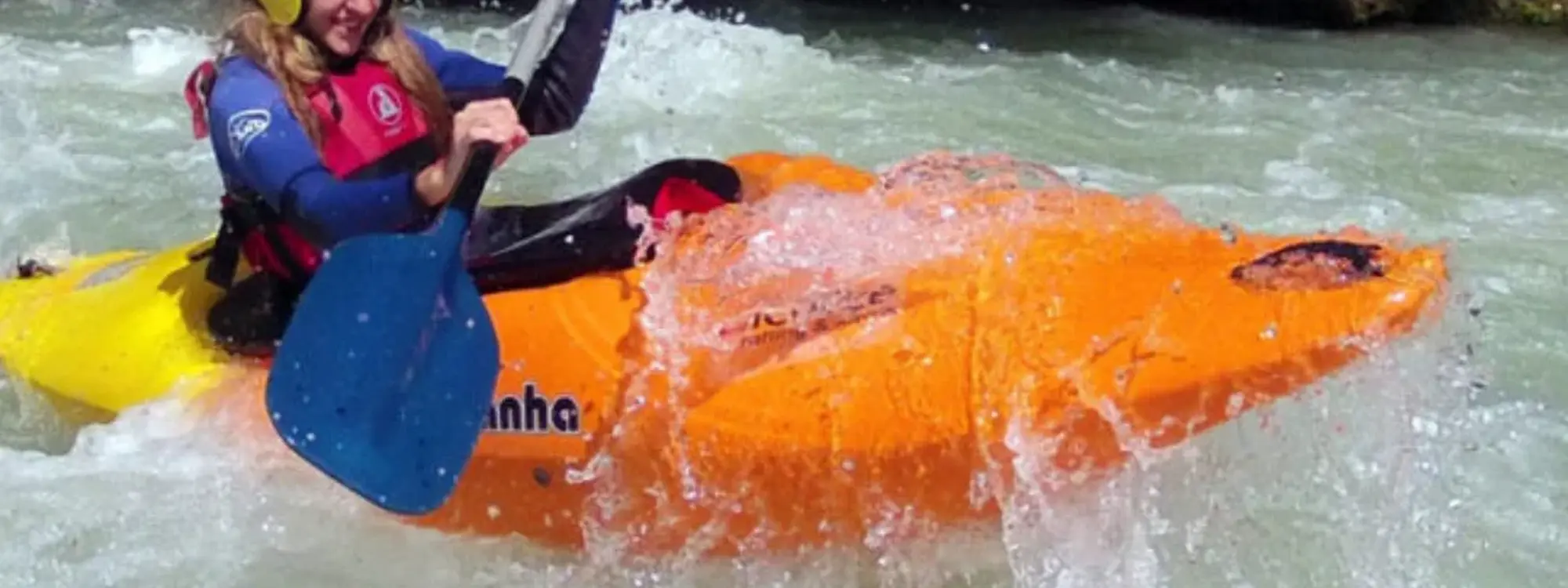 Bautismo de kayak en el río Gállego desde Murillo de Gállego, Zaragoza