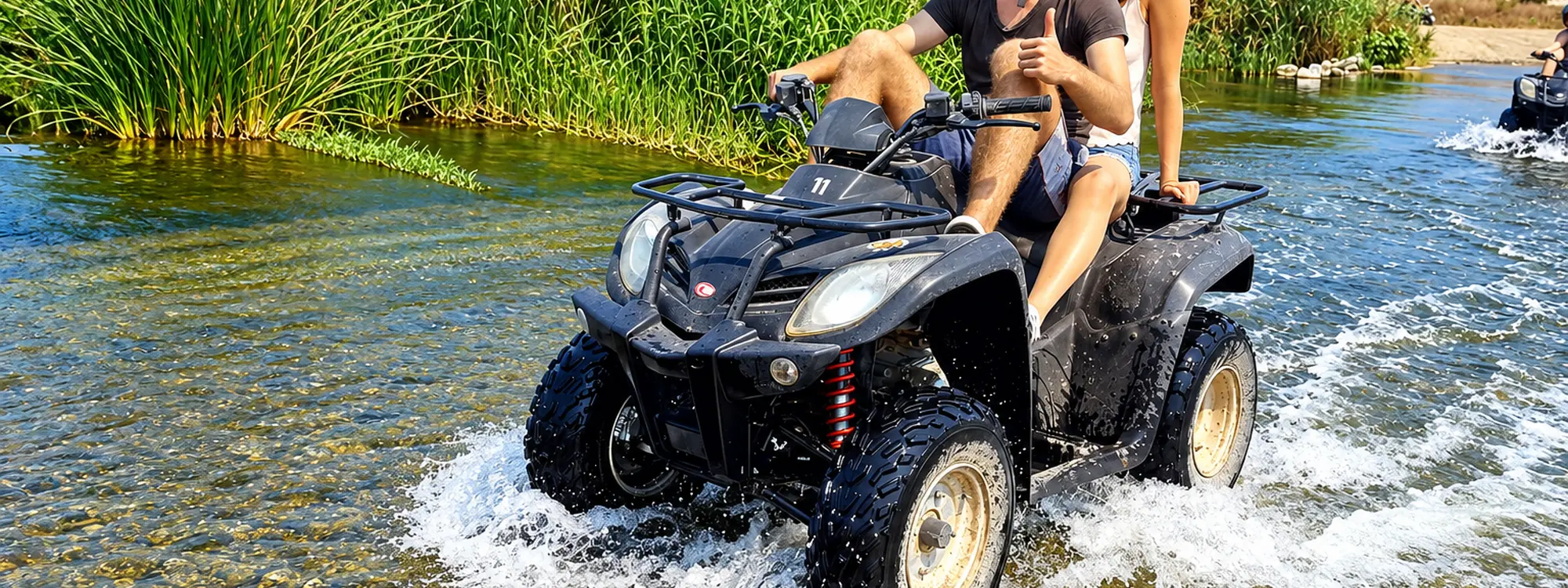 Quad tour de 3 horas por el Paraje Natural del Guadalhorce en Málaga
