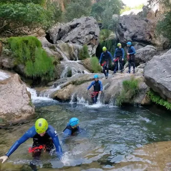 Barranquismo acuático en Cazorla por los cañones de la Cerrada del Utrero desde La Iruela, Jaén