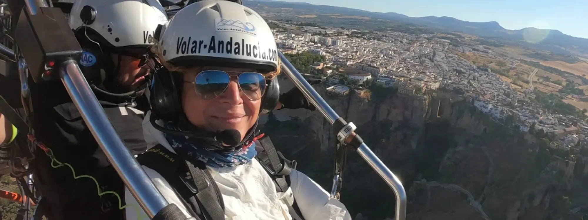 Vuelo en paramotor en Ronda con vistas a la Serranía