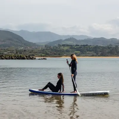 Travesía en Paddlesurf por la ría de Villaviciosa en Asturias
