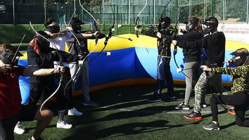 Sesión de Archery Tag desde Horta-Guinardó, Barcelona