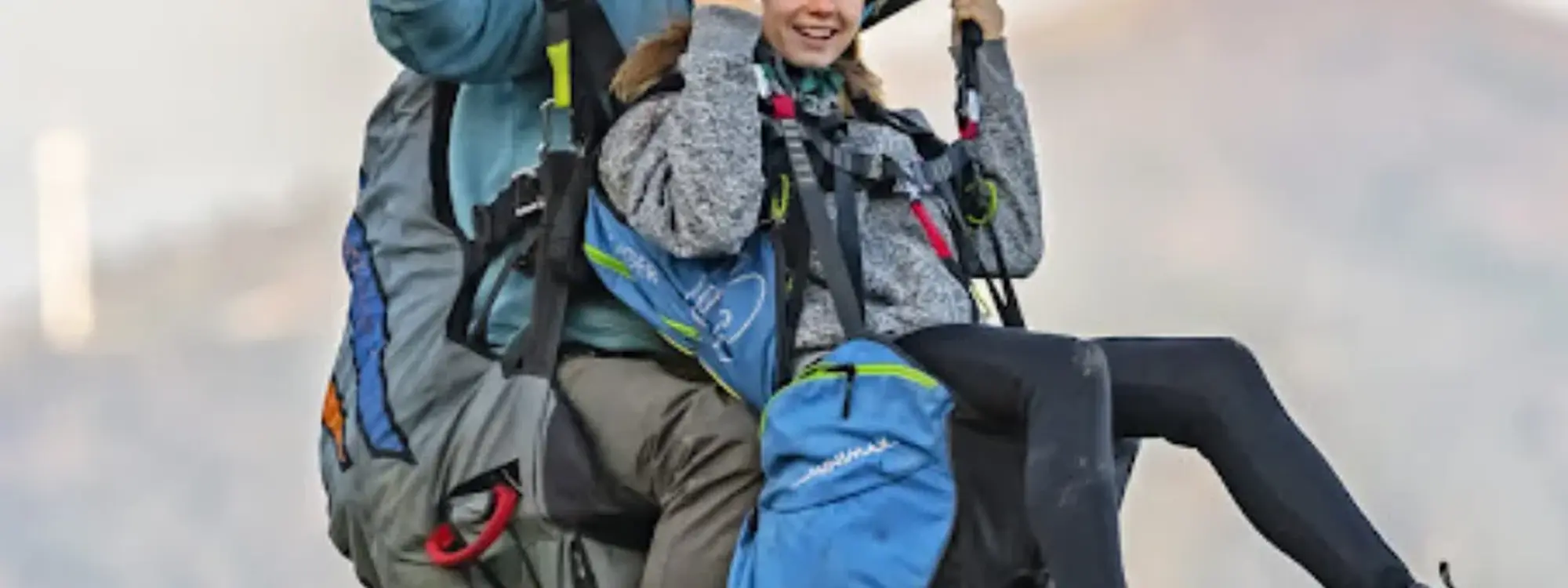 Bautismo de vuelo en parapente biplaza en Teba