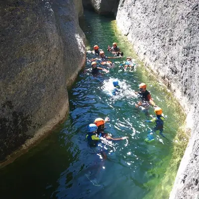 Trekking acuático las Planas desde Castellote, Teruel