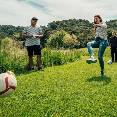 Sesión de 2h de Footgolf en Santa Susanna, Barcelona