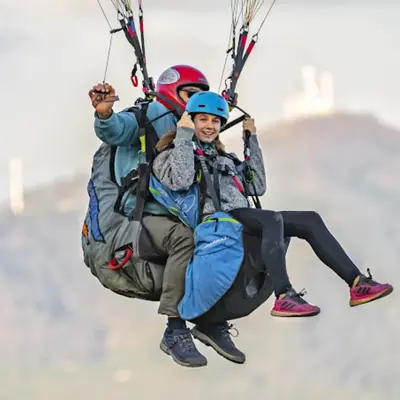 Bautismo de vuelo en parapente biplaza en Teba