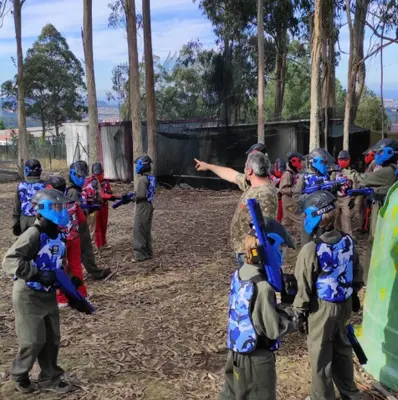 Paintball infantil en A Zapateira
