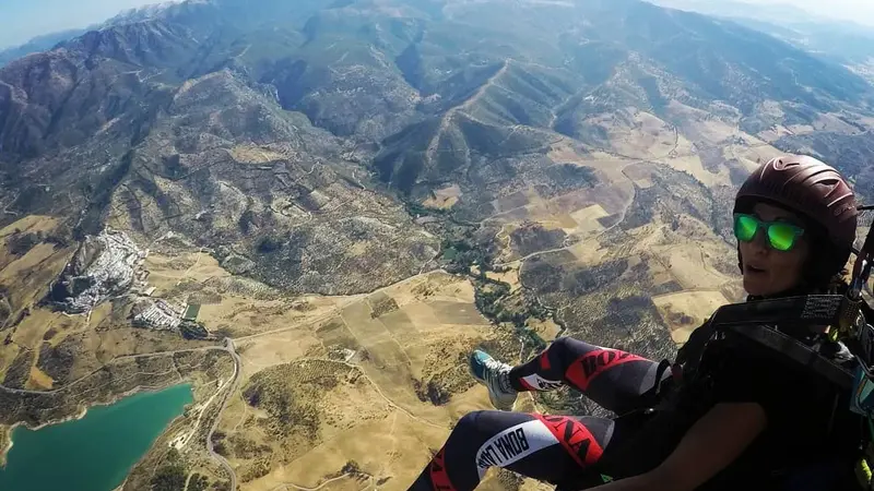Vuelo en parapente de larga duración en Algodonales