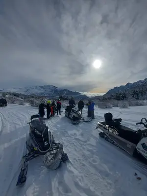 Rutas en moto de nieve en Formigal - Panticosa