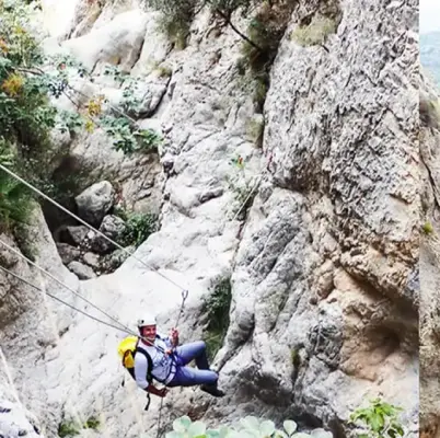 Barranquismo nivel iniciación en el Barranco del Sord desde Abdet