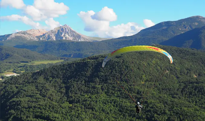 Curso de parapente iniciación en Castejón de Sos