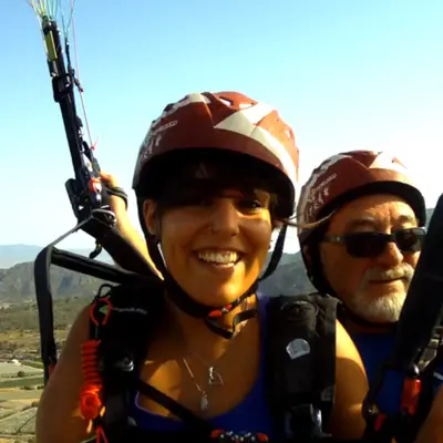 Vuelo paisajístico de larga duración en parapente en Sierra Espuña