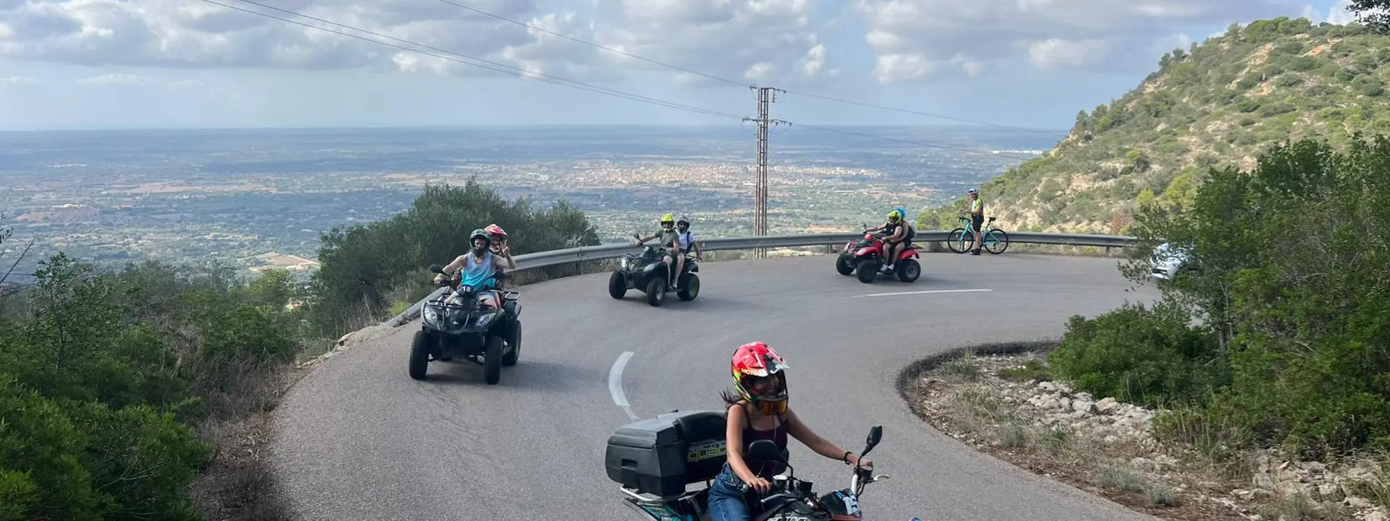 Ruta en quad desde El Arenal con baño en Son Verí