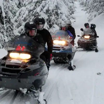 Rutas en moto de nieve en Formigal - Panticosa