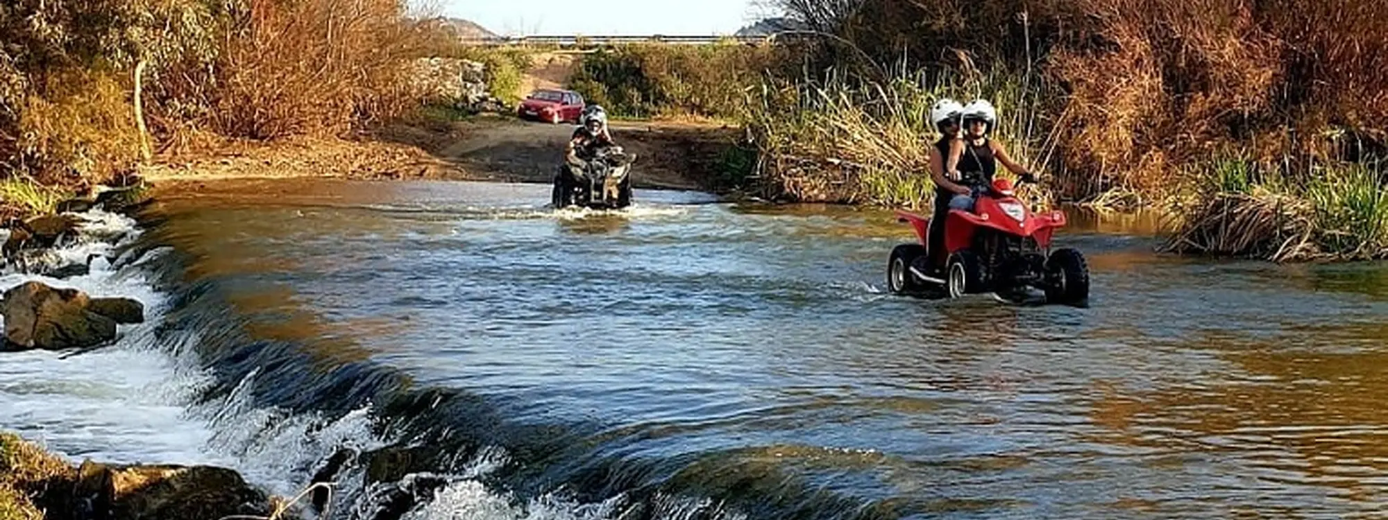 Ruta en quad corta por el río Guadalhorce en Málaga