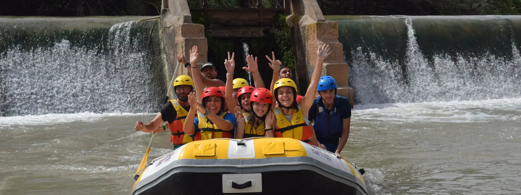 Rafting en Blanca con paella junto al río Segura