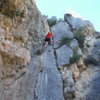 Vía ferrata La Bárbara desde Montalbán, Teruel