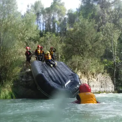 Rafting en el río Guadalope desde Castellote, Teruel