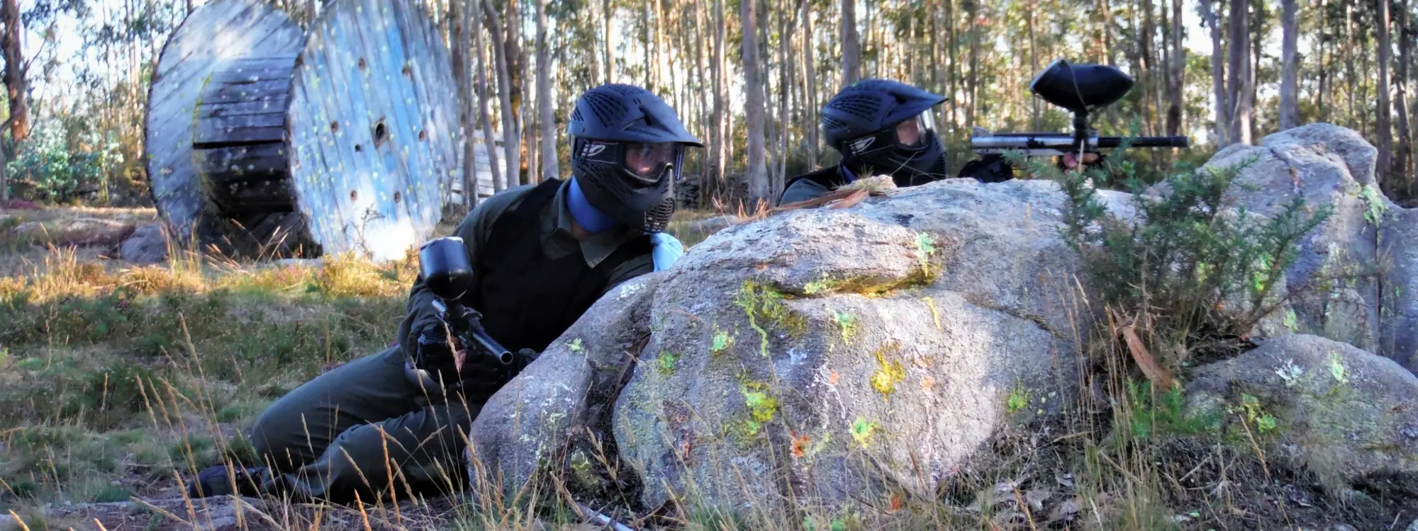Paintball para adultos en A Zapateira