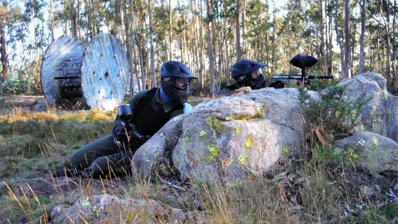 Paintball para adultos en A Zapateira