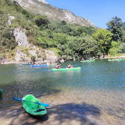 Descenso del Sella en canoa desde Arriondas, Asturias