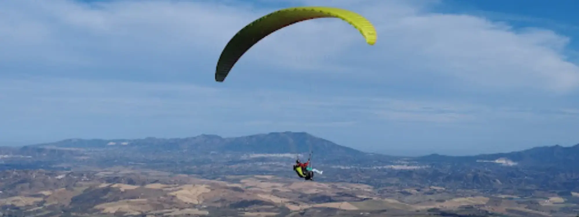 Curso de progresión de parapente en Málaga