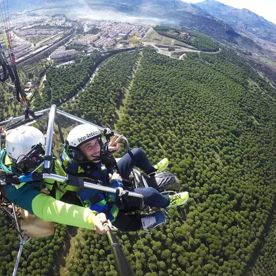 Vuelo en paramotor en Ronda con vistas a la Serranía