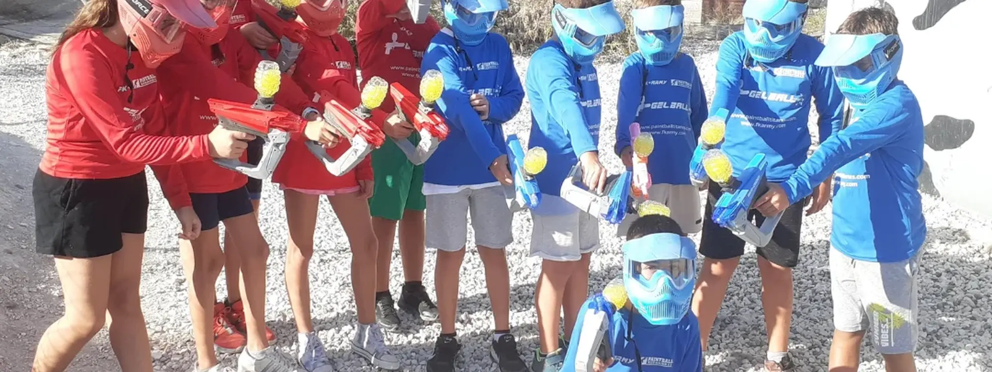 Gelball con bolas de gel ilimitadas y zona de picnic en Alicante