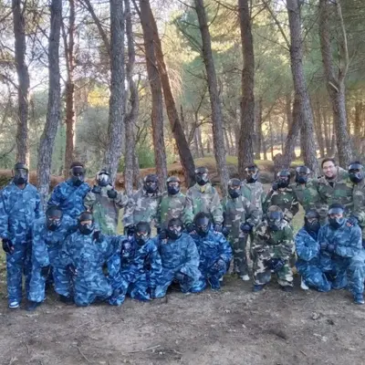 Paintball en el Valle del Tiétar con diferentes misiones en Piedralaves, Ávila