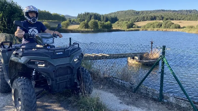 Ruta en quad hacia Arañotz desde Arraitz-Orkin