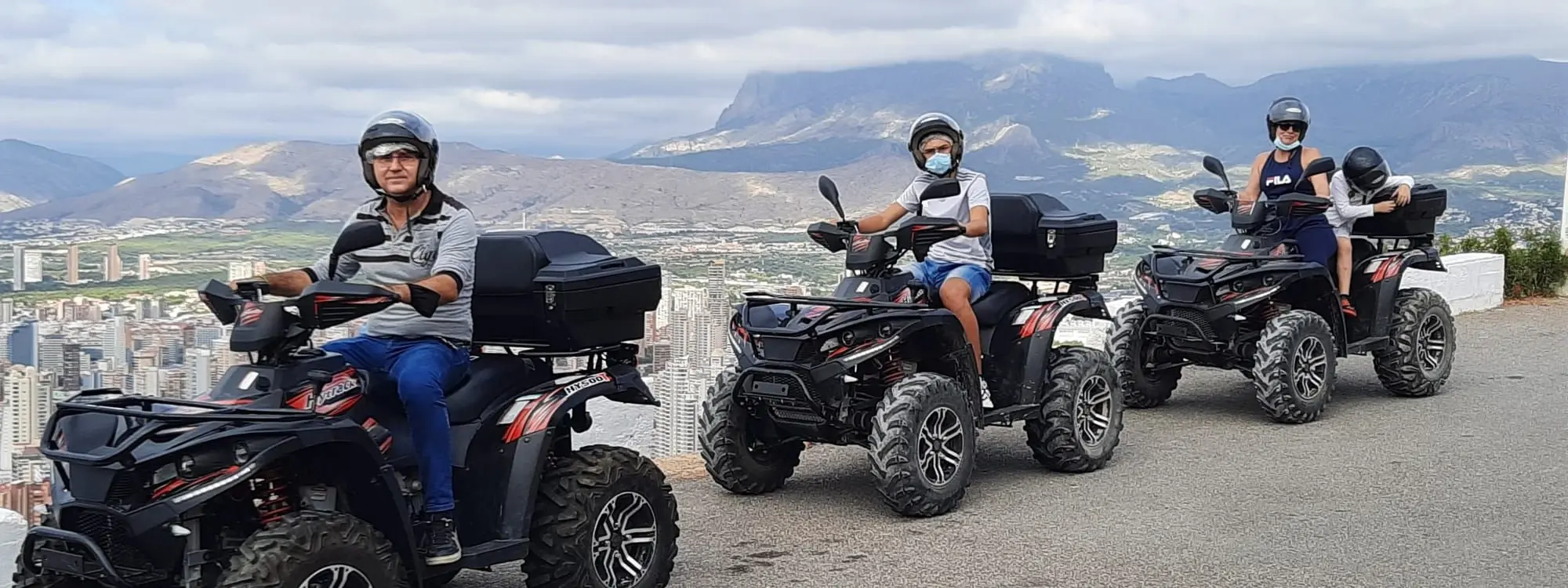 Ruta en quad por Benidorm entre pistas y miradores