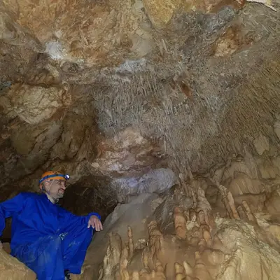 Espeleología en la Cueva del Recuenco desde Ejulve, Teruel