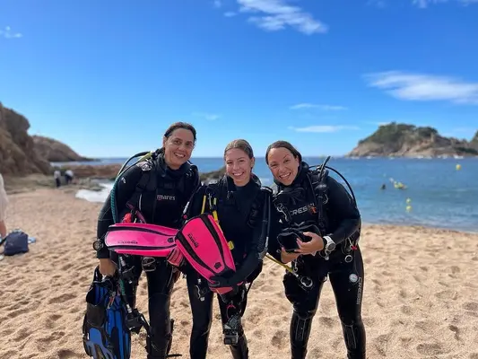 Bautismo de buceo en Tossa de Mar