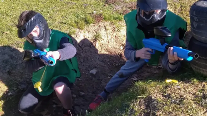 Paintball infantil en Caldes de Montbui, Barcelona