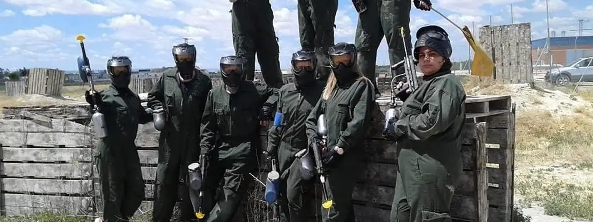 Paintball adulto con picnic y barbacoa en Albacete