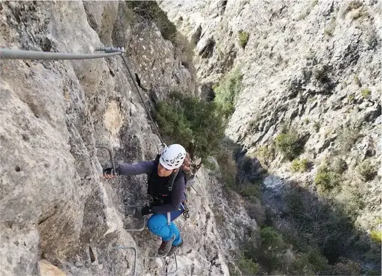 Vía ferrata Les Raboses / Les Rabosses nivel iniciación (K1)