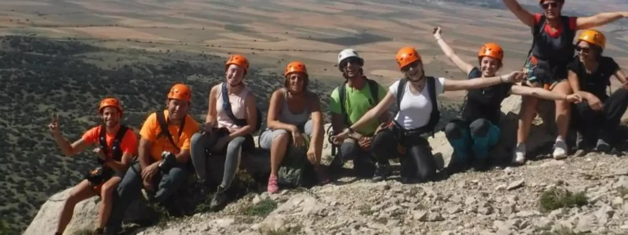 Vía ferrata Peña Palomera desde Torremocha del Jiloca, Teruel