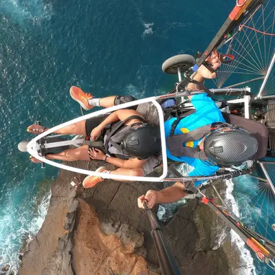Tour aéreo en Paratrike con el campeón del mundo, Daniel Crespo, desde Adeje, Tenerife