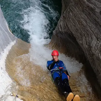 Barranco del Sorrosal de nivel avanzado en Broto