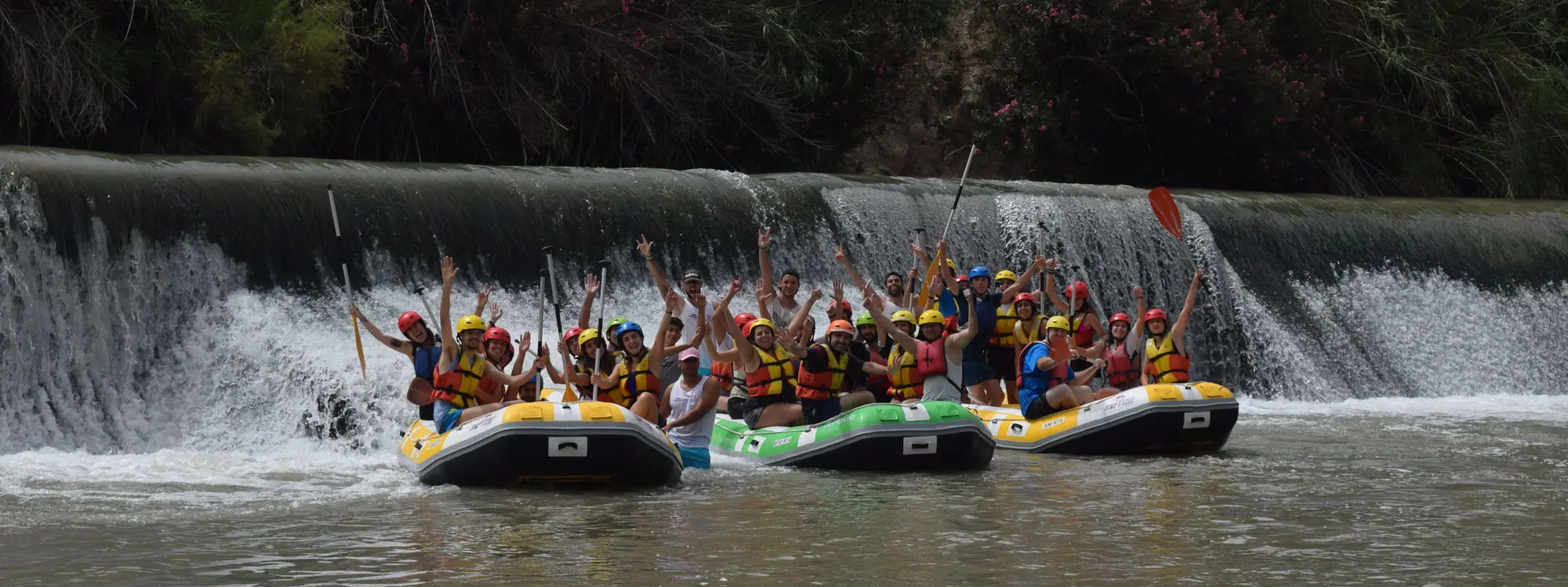 Rafting en Blanca con paella junto al río Segura