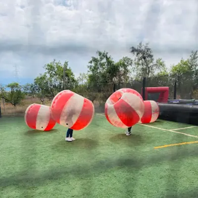 Fútbol burbuja en San Antonio de Benagéber