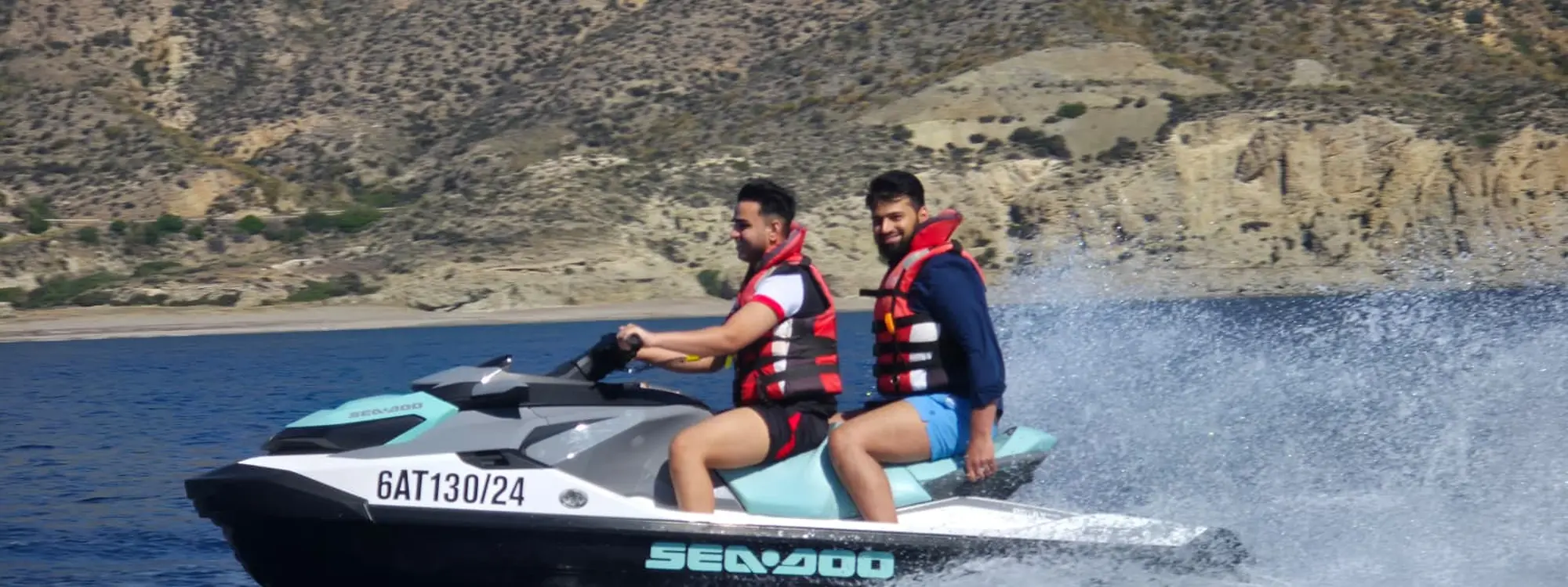 Ruta en moto de agua por las 4 playas desde Aguadulce