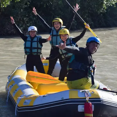 Rafting familiar por el río Genil desde Cuevas Bajas