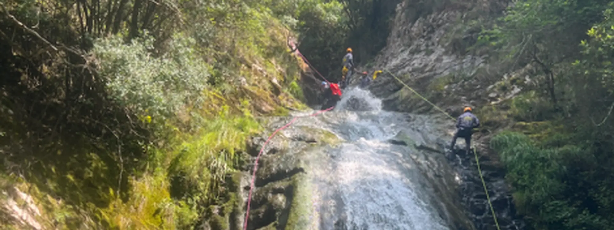 Descenso de Barranco en el río Navedo en Cantabria