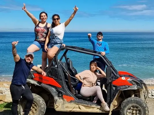 Ruta en buggy en Gijón con mirador y acantilados
