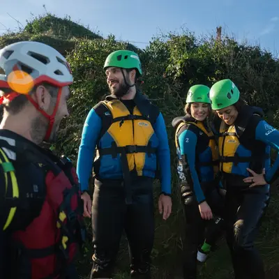 Coasteering en Hondarribia, Guipúzcoa