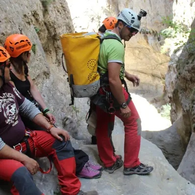 Barranco seco de Villarosario en Aliaga, Teruel
